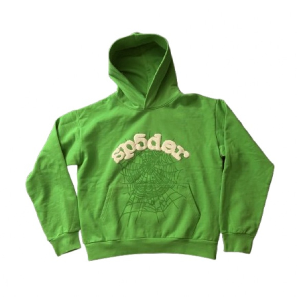 Spider (sp5der) strass green hoodie